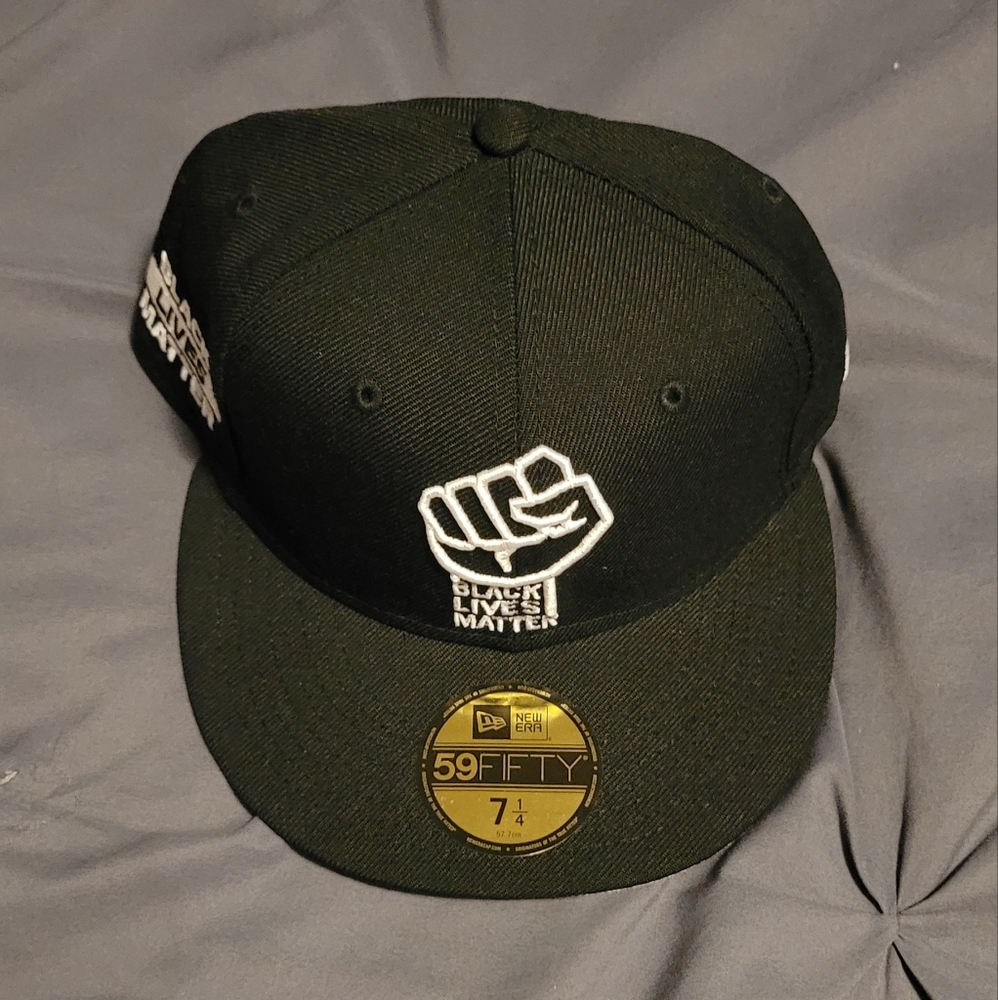 Rare Exclusive Black Lives Matter Pink UV New Era 59Fifty - Size 7 1/4